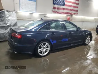 2017 Audi A6 Premium with VIN WAUF8AFC0HN046384, listed as a Copart auction lot 50129315 with 125,262 mi miles and Salvage Title. Bid and sale history available at carsss.com. Image 3.