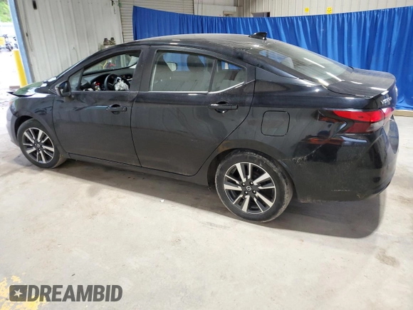 2021 Nissan Versa SV with VIN 3N1CN8EV9ML861593, listed as a Copart auction lot 56629195 with 77,522 mi miles and Salvage title. Bid and sale history available at DreamBid. Image 2.