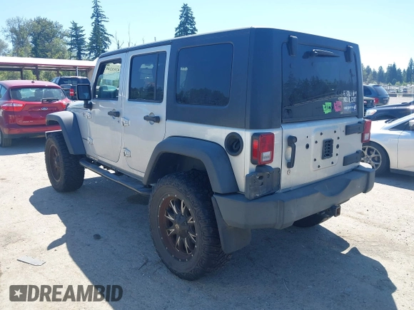 2008 Jeep Wrangler Unlimited X with VIN 1J4GA39148L596727, listed as a IAAI auction lot 42632457 with 175,000 mi miles and . Bid and sale history available at DreamBid. Image 3.