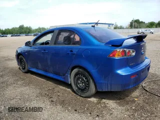 2016 Mitsubishi Lancer GT with VIN JA32U8FW6GU602331, listed as a Copart auction lot 62576735 with 128,454 mi miles and Salvage title. Bid and sale history available at DreamBid. Image 2.