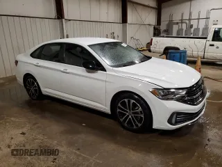 2024 Volkswagen Jetta Sport with VIN 3VWBM7BU3RM012060, listed as a Copart auction lot 53285965 with 21,300 mi miles and Salvage title. Bid and sale history available at DreamBid. Image 4.
