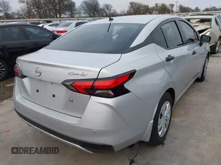 2024 Nissan Versa S with VIN 3N1CN8DV0RL884947, listed as a IAAI auction lot 41587418 with 33,466 mi miles. Bid and sale history available at carsss.com. Image 4.