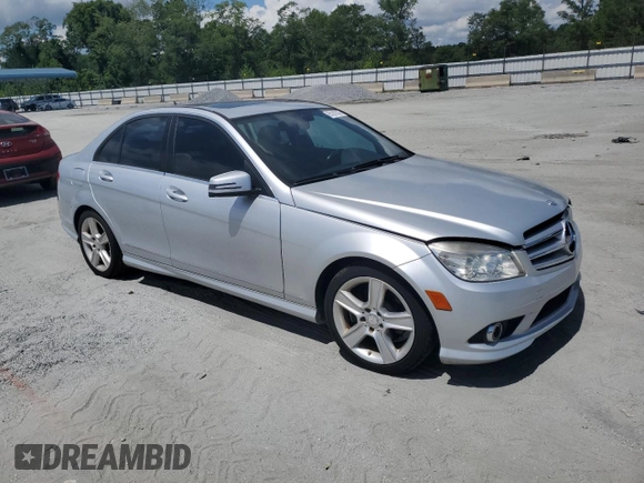 2010 Mercedes-Benz C 300 Sport with VIN WDDGF5EB1AF400092, listed as a Copart auction lot 65282535 with Not provided miles and Clean title. Bid and sale history available at DreamBid. Image 4.