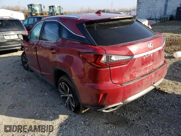 2017 Lexus RX with VIN 2T2BZMCA1HC104245, listed as a Copart auction lot 35776543 with 44,769 mi miles. Bid and sale history available at carsss.com. Image 2.