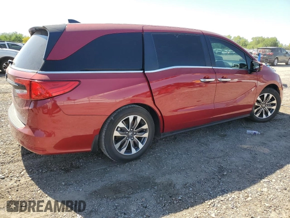2023 Honda Odyssey EX-L с VIN 5FNRL6H64PB032715, выставлен на аукционе Copart как лот 52238215 с пробегом 39 871 миль миль и Списание • Salvage title. История ставок и продаж доступна на DreamBid. Изображение 3.