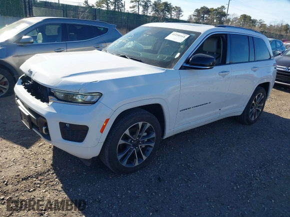 2023 Jeep Grand Cherokee Overland with VIN 1C4RJHDG3PC508742, listed as a IAAI auction lot 41250518 with 23,035 mi miles and . Bid and sale history available at DreamBid. Image 17.