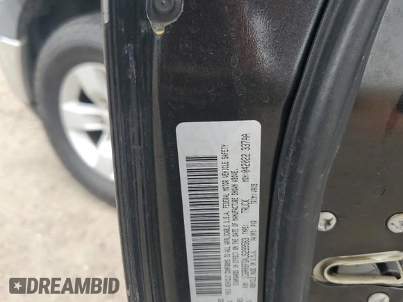 2018 Ram 1500 Tradesman with VIN 1C6RR6FGXJS299563, listed as a Copart auction lot 49690135 with Not provided miles and Salvage title. Bid and sale history available at DreamBid. Image 12.