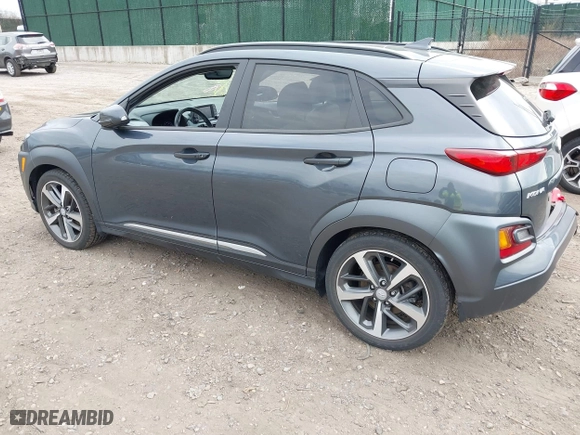 2021 Hyundai Kona Limited with VIN KM8K3CA51MU695241, listed as a IAAI auction lot 41891831 with 48,457 mi miles. Bid and sale history available at carsss.com. Image 3.
