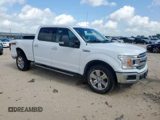 2018 Ford F-150 XL with VIN 1FTFW1E52JKE57028, listed as a Copart auction lot 61970095 with 95,475 mi miles and Salvage title. Bid and sale history available at DreamBid. Image 4.