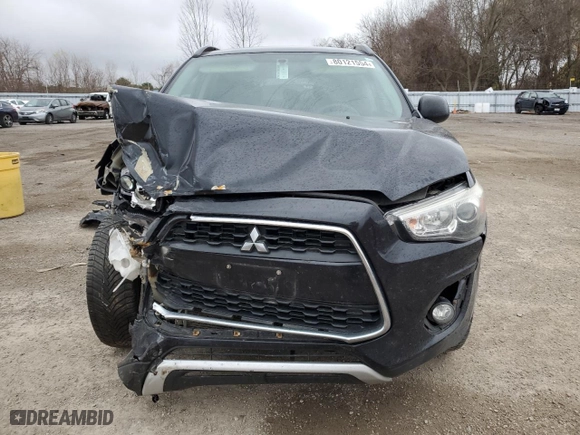 2014 Mitsubishi RVR GT with VIN 4A4AJ4AU4EE605068, listed as a Copart auction lot 80121554 with 210,017 mi miles and Salvage Title. Bid and sale history available at carsss.com. Image 5.