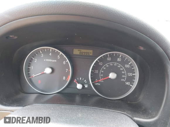 2007 Hyundai Accent GS with VIN KMHCM36C97U038622, listed as a IAAI auction lot 42280940 with 88,995 mi miles and . Bid and sale history available at DreamBid. Image 7.