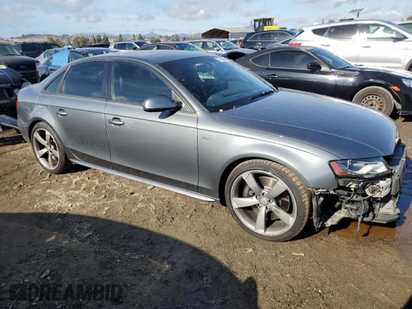 2012 Audi S4 Prestige with VIN WAUKGAFL4CA069216, listed as a Copart auction lot 78784664 with 131,106 mi miles and Salvage Title. Bid and sale history available at carsss.com. Image 4.