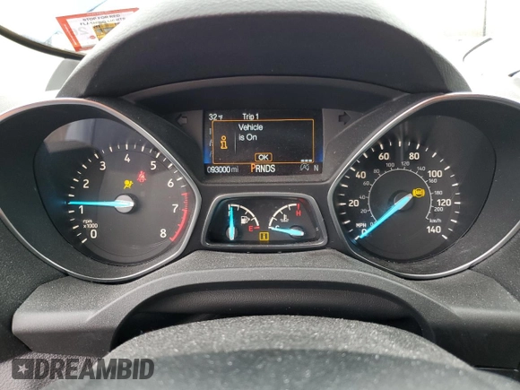 2019 Ford Escape Titanium with VIN 1FMCU9J96KUA01289, listed as a Copart auction lot 44680995 with 93,000 mi miles and Salvage Title. Bid and sale history available at carsss.com. Image 9.