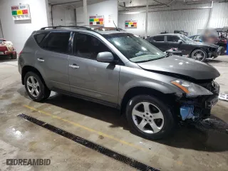 2005 Nissan Murano SL with VIN JN8AZ08W25W443553, listed as a Copart auction lot 87277484 with 197,668 mi miles and Salvage Title. Bid and sale history available at carsss.com. Image 4.
