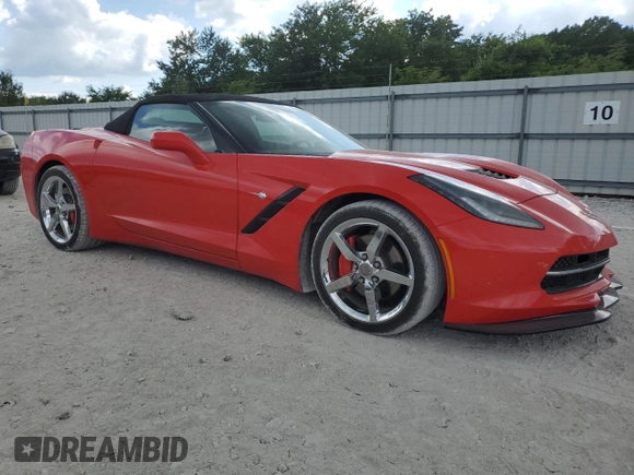 2015 Chevrolet Corvette 2LT with VIN 1G1YD3D72F5115347, listed as a Copart auction lot 58962664 with 51,066 mi miles and Clean Title. Bid and sale history available at carsss.com. Image 4.