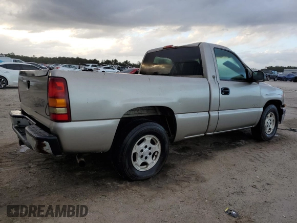 1999 Chevrolet Silverado 1500 with VIN 1GCEC14W2XZ136766, listed as a Copart auction lot 79644034 with 407,072 mi miles and Salvage Title. Bid and sale history available at carsss.com. Image 3.