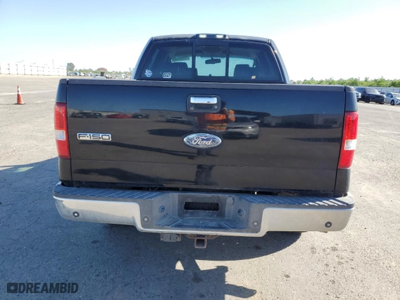 2008 Ford F-150 XLT with VIN 1FTPW14508FB42656, listed as a Copart auction lot 52547545 with 128,134 mi miles and Salvage Title. Bid and sale history available at carsss.com. Image 6.