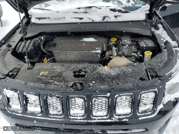 2020 Jeep Compass Latitude with VIN 3C4NJDBB7LT131751, listed as a Copart auction lot 45324235 with 69,543 mi miles and Salvage Title. Bid and sale history available at carsss.com. Image 12.