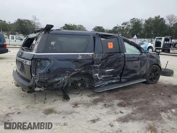 2021 Ford Expedition Max XLT with VIN 1FMJK1HT1MEA40644, listed as a Copart auction lot 87728085 with 96,135 mi miles and Non repairable. Bid and sale history available at DreamBid. Image 3.