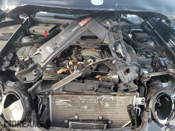 2008 Mercedes-Benz CLK-Class 5.5L with VIN WDBTJ72H58F258866, listed as a Copart auction lot 72605834 with 48,050 mi miles and Salvage Title. Bid and sale history available at carsss.com. Image 11.