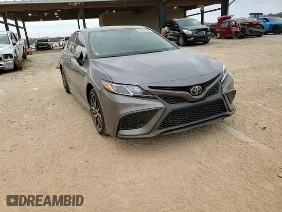 2023 Toyota Camry SE with VIN 4T1G11AK5PU099558, listed as a Copart auction lot 46894195 with 34,680 mi miles and Salvage Title. Bid and sale history available at DreamBid. Image 10.