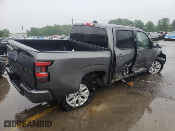 2023 Nissan Frontier SV with VIN 1N6ED1EK2PN664675, listed as a Copart auction lot 60080045 with 42,373 mi miles and Non repairable. Bid and sale history available at DreamBid. Image 3.