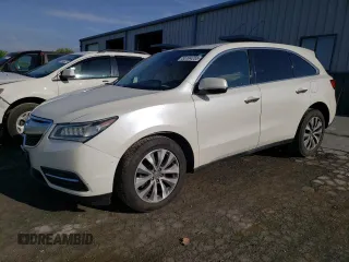 2014 Acura MDX Technology with VIN 5FRYD4H6XEB040956, listed as a Copart auction lot 55104255 with 184,645 mi miles and Salvage title. Bid and sale history available at DreamBid. Image 1.