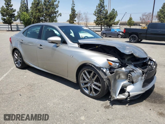 2015 Lexus IS 250 with VIN JTHBF1D20F5074084, listed as a Copart auction lot 60724265 with 66,957 mi miles and Salvage title. Bid and sale history available at DreamBid. Image 4.