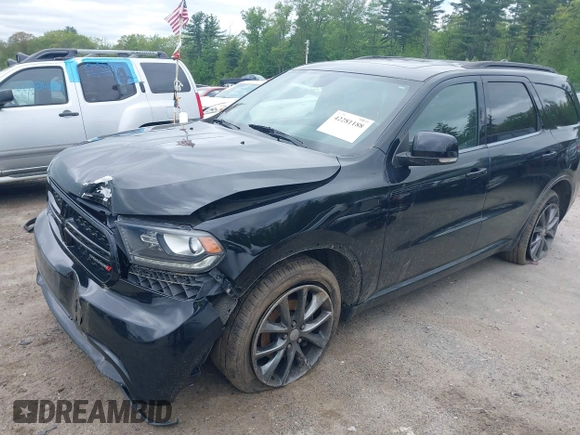 2018 Dodge Durango GT with VIN 1C4RDJDG1JC386842, listed as a IAAI auction lot 42281188 with 49,691 mi miles and . Bid and sale history available at DreamBid. Image 2.