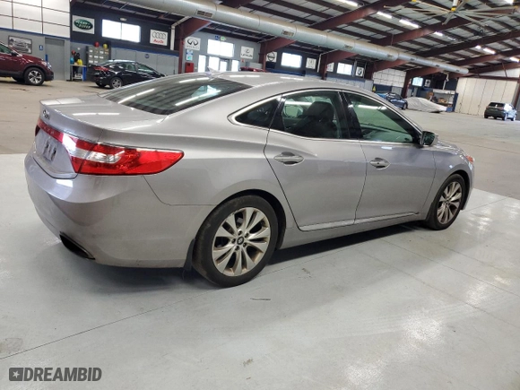 2012 Hyundai Azera with VIN KMHFG4JG0CA187081, listed as a Copart auction lot 73174844 with 137,080 mi miles and Salvage Title. Bid and sale history available at carsss.com. Image 3.