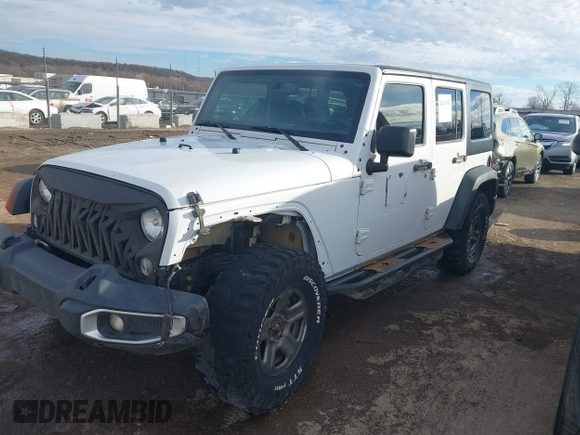 2017 Jeep Wrangler Unlimited Sport with VIN 1C4BJWDG2HL721379, listed as a IAAI auction lot 41314767 with 174,228 mi miles. Bid and sale history available at carsss.com. Image 2.
