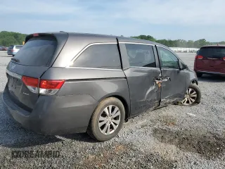 2016 Honda Odyssey SE with VIN 5FNRL5H38GB091380, listed as a Copart auction lot 55408255 with 128,974 mi miles and Salvage Title. Bid and sale history available at DreamBid. Image 3.