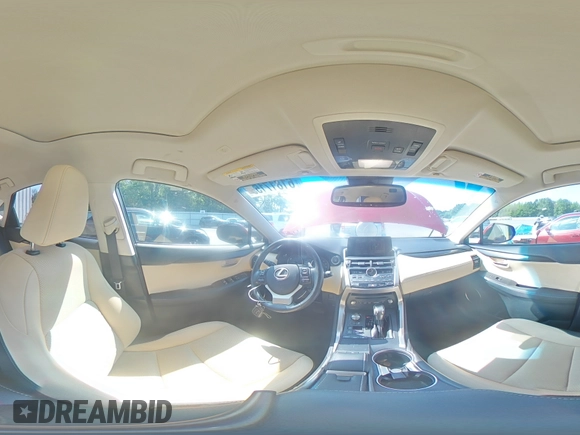 2019 Lexus NX 300 with VIN JTJBARBZ9K2217234, listed as a Copart auction lot 61817155 with 45,422 mi miles and Salvage title. Bid and sale history available at DreamBid. Image 16.
