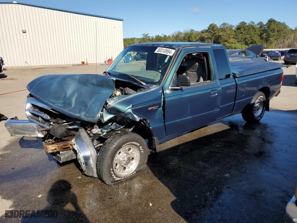 1998 Ford Ranger XL with VIN 1FTYR14U2WTA81814, listed as a Copart auction lot 80510994 with 285,797 mi miles and Salvage Title. Bid and sale history available at carsss.com. Image 1.