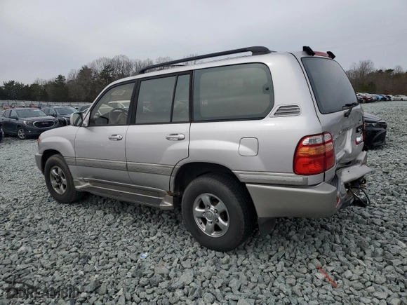 2001 Toyota Land Cruiser with VIN JTEHT05JX12004912, listed as a Copart auction lot 48230735 with 0 mi miles and Salvage Title. Bid and sale history available at carsss.com. Image 2.