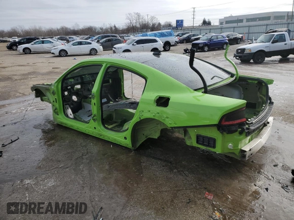 2023 Dodge Charger SRT Hellcat Widebody Jailbreak with VIN 2C3CDXL95PH543729, listed as a Copart auction lot 42022675 with Not Provided miles and Non Repairable. Bid and sale history available at carsss.com. Image 2.