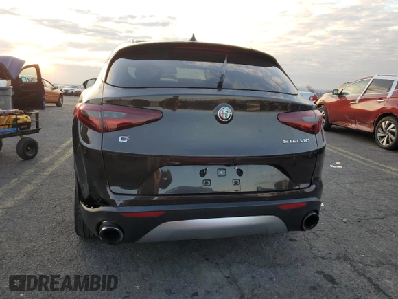 2019 Alfa Romeo Stelvio Ti with VIN ZASPAKBN8K7C45713, listed as a Copart auction lot 81956594 with Not provided miles and Salvage title. Bid and sale history available at DreamBid. Image 6.