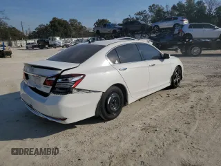 2017 Honda Accord Sport with VIN 1HGCR2F58HA066854, listed as a Copart auction lot 43405125 with 142,548 mi miles and Salvage Title. Bid and sale history available at carsss.com. Image 3.
