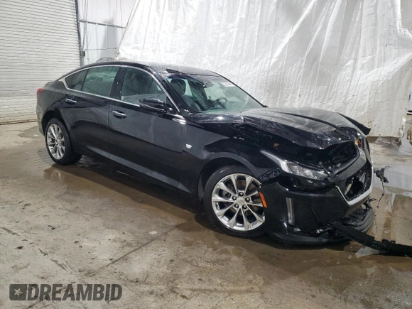 2023 Cadillac CT5 Luxury with VIN 1G6DS5RK2P0112101, listed as a Copart auction lot 48036225 with 41,739 mi miles and Salvage title. Bid and sale history available at DreamBid. Image 4.