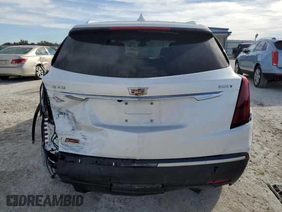 2022 Cadillac XT5 FWD Luxury with VIN 1GYKNAR41NZ178826, listed as a Copart auction lot 42780595 with 6,540 mi miles and Salvage title. Bid and sale history available at DreamBid. Image 6.