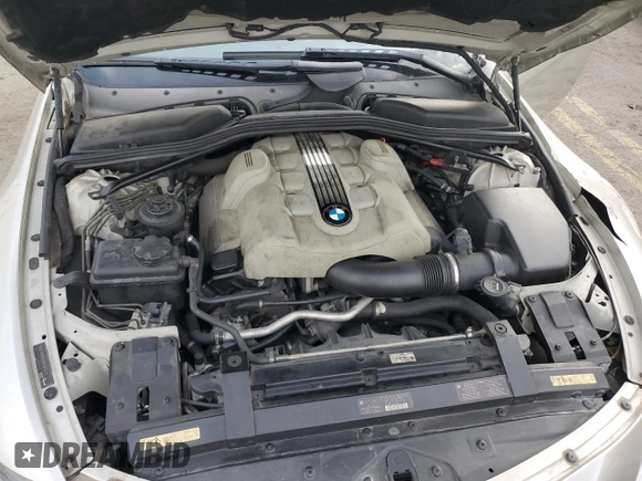 2005 BMW 6 Series 645Ci with VIN WBAEK734X5B325738, listed as a Copart auction lot 68113044 with 92,977 mi miles and Salvage Title. Bid and sale history available at carsss.com. Image 11.