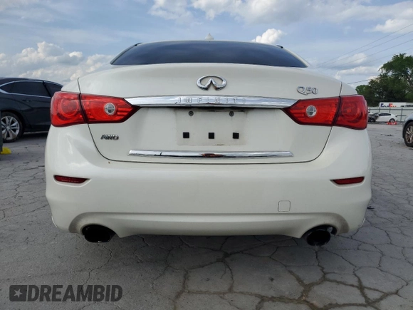 2017 Infiniti Q50 Signature Edition z VIN JN1EV7AR4HM837337, wystawiony jako Copart lot #54302425 z przebiegiem 140 604 mil mil oraz Szkoda całkowita • Salvage title. Historia ofert i sprzedaży dostępna na DreamBid. Obrazek 6.