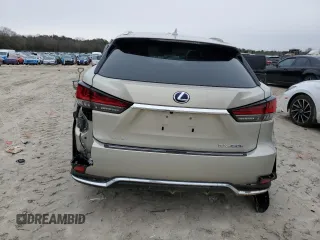 2020 Lexus RX with VIN 2T2JGMDA3LC047927, listed as a Copart auction lot 45787155 with 27,806 mi miles and Salvage Title. Bid and sale history available at carsss.com. Image 6.