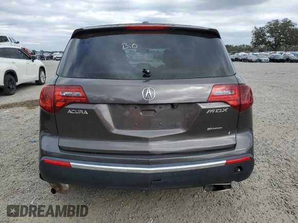 2012 Acura MDX Tech Pkg with VIN 2HNYD2H31CH522986, listed as a Copart auction lot 45632615 with 158,857 mi miles and Clean Title. Bid and sale history available at carsss.com. Image 6.