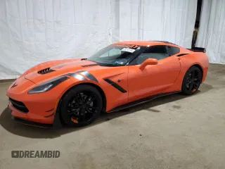 2019 Chevrolet Corvette 1LT with VIN 1G1YB2D71K5111817, listed as a Copart auction lot 85516134 with 9,932 mi miles and Salvage Title. Bid and sale history available at carsss.com. Image 1.
