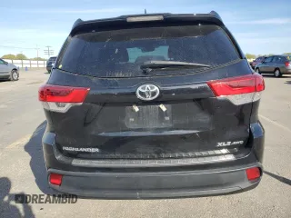 2019 Toyota Highlander SE with VIN 5TDJZRFH2KS920756, listed as a Copart auction lot 53999315 with 78,305 mi miles and Salvage title. Bid and sale history available at DreamBid. Image 6.
