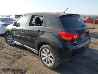 2015 Mitsubishi Outlander Sport SE with VIN 4A4AP4AU6FE020086, listed as a IAAI auction lot 41751394 with 49,504 mi miles. Bid and sale history available at carsss.com. Image 3.