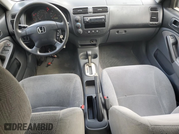2001 Honda Civic LX with VIN 2HGES16551H514840, listed as a Copart auction lot 73725664 with 97,231 mi miles and Salvage Title. Bid and sale history available at carsss.com. Image 8.