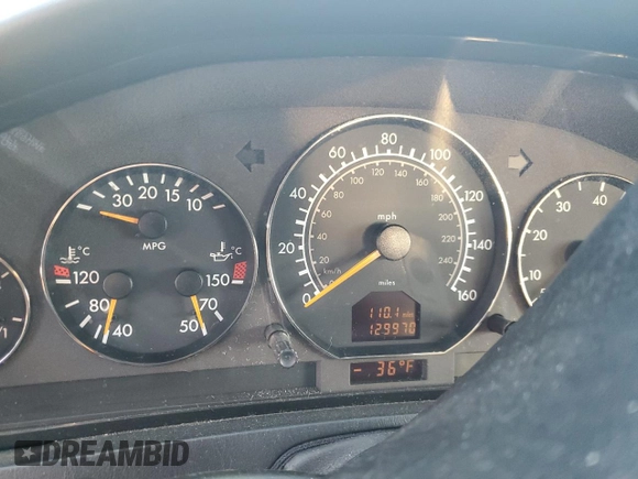 1999 Mercedes-Benz SL-Class with VIN WDBFA68F9XF178143, listed as a Copart auction lot 83255114 with 129,970 mi miles and Salvage Title. Bid and sale history available at carsss.com. Image 9.