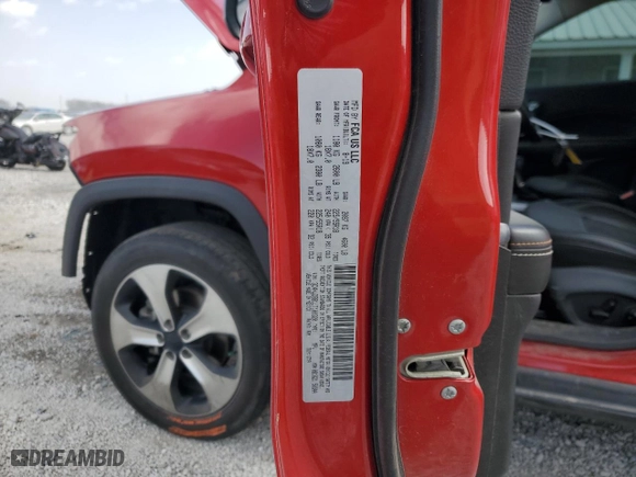 2020 Jeep Compass Latitude with VIN 3C4NJDBB1LT100320, listed as a Copart auction lot 49284905 with 93,435 mi miles and Salvage Title. Bid and sale history available at carsss.com. Image 16.